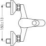 Cмеситель для ванны/душа VIDIMA ORION BA004AA